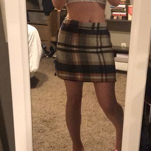Plaid forever 21 skirt